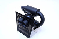 Thumbnail for Gibson 2024 Cam-Am Maverick R 4in. T304 Stainless Round Dual Wall Slash-Cut Tip - Black Ceramic