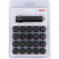 Thumbnail for Raceline 12x1.5mm Spline Black Lug Nuts (20 Pack)