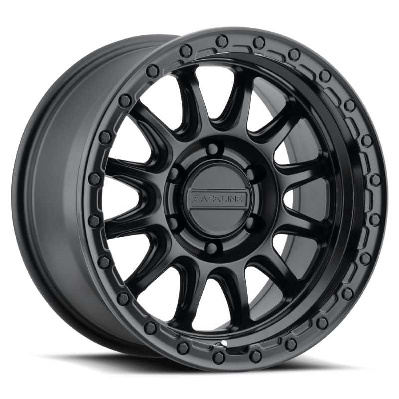 Raceline 960B Alpha 18x8.5in / 6X135 BP / 35mm Offset / 87.1mm Bore - Satin Black