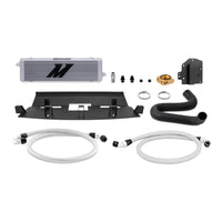 Thumbnail for Mishimoto 18+ Ford Mustang GT RHD Oil Cooler Kit Silver Thermostatic