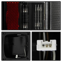 Thumbnail for Spyder 21-23 Ford F150 (Halogen w/ Blind Spot) Full LED Tail Lights - Black (ALT-YD-FF15021HALBS-BK)
