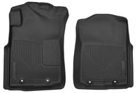 Thumbnail for Husky Liners 12-14 Toyota Tacoma Pickup(Crew / Ext / Std Cab) X-Act Contour Black Front Floor Liners