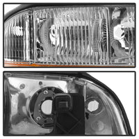 Thumbnail for xTune 98-01 GMC Jimmy S15 (w/Fog Lights) OEM Headlights w/Amber Bumper - Chrm (HD-JH-GS1598-OE-C)