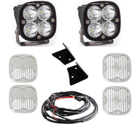 Thumbnail for Baja Designs 07-18 Jeep Wrangler JK Squadron Pro Spot A-Pillar Kit LED Light Pods - White