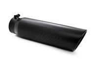 Thumbnail for MBRP Universal 5in OD Angled Rolled End 4in Inlet 18in Lgth Black Finish Exhaust Tip