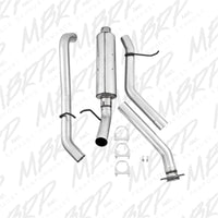 Thumbnail for MBRP 2003-2007 Chev/GMC 1500 Classic 4.8/5.3L EC/CC-SB Cat Back Single Side AL P Series Exhaust