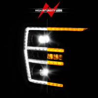 Thumbnail for Anzo 21-23 Ford F150 LED Projector Headlight w/Switchback+Sequential - Black (Passenger Side Only)