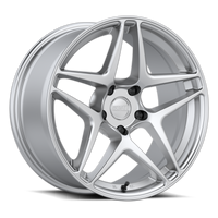 Thumbnail for Kansei K15H Astro 19x9.5in / 5x112 BP / 22mm Offset / 66.6mm Bore - Hyper Silver Wheel
