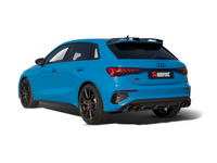 Thumbnail for Akrapovic 2021+ Audi S3 Sportback (8Y) Evolution Line Cat Back (Titanium) w/Carbon Tips