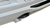 Thumbnail for Corsa 12-14 BMW 335i Sedan AWD F30 3in Polished Touring Dual Rear Single 3.5in Tip Cat-Back Exhaust