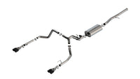 Thumbnail for Borla 2024 Chevy Silverado 1500 6.2L V8 Touring Catback Exhaust w/ Simulator - Black Chrome