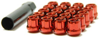 Thumbnail for Wheel Mate Muteki Open End Lug Nuts - Red 12x1.25