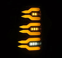 Thumbnail for AlphaRex 99-06 Chevrolet Silverado Sierra LUXX-Series LED Tail Lights Alpha-Black