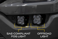 Thumbnail for Diode Dynamics 21-22 Ford F-150 SS3 LED Fog Pocket Kit - Yellow Sport