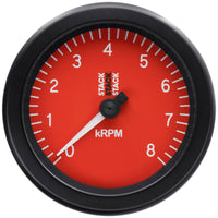Thumbnail for Autometer Stack Sport 88mm 0-8K RPM Tachometer - Red