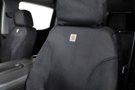 Covercraft 07-12 GMC Sierra1500 Carhartt Super Dux SeatSaver Custom Front Row Seat Covers - Black