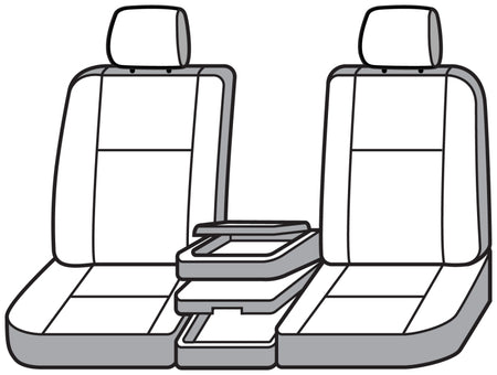 Covercraft 07-12 GMC Sierra1500 Carhartt Super Dux SeatSaver Custom Front Row Seat Covers - Black