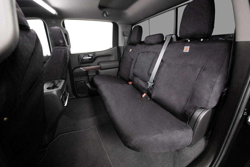 Covercraft 07-12 GMC Sierra1500 Carhartt Super Dux SeatSaver Custom Front Row Seat Covers - Black