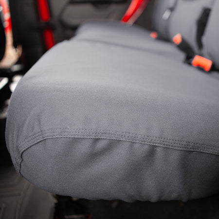 Covercraft 11-16 Dodge Ram Carhartt SeatSaver Custom Front Row Seat Covers - Gravel
