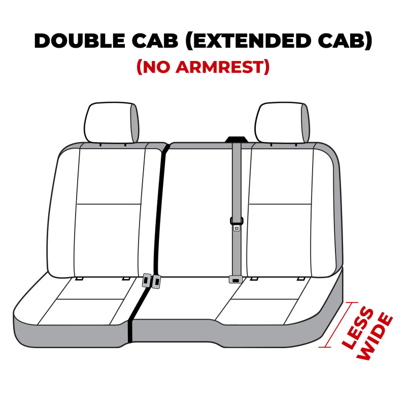 Covercraft 14-18 Chevrolet Silverado Polycotton SeatSaver Custom Second Row Seat Covers - Charcoal
