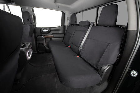 Covercraft 14-18 Chevrolet Silverado Polycotton SeatSaver Custom Second Row Seat Covers - Charcoal