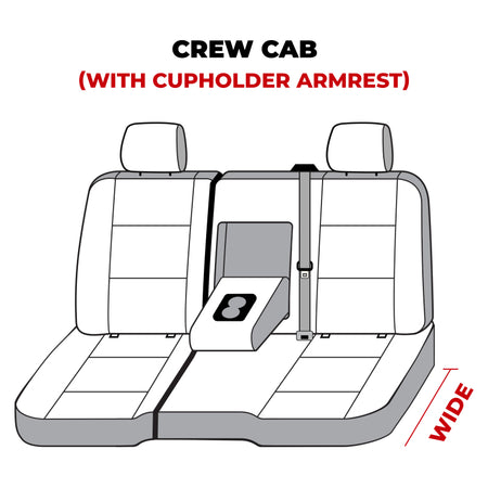 Covercraft 14 Chevrolet Silverado Carhartt SeatSaver Custom Second Row Seat Covers - Gravel