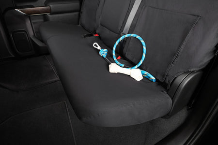 Covercraft 19-20 Ford F-250/ Polycotton SeatSaver Custom Second Row Seat Covers - Charcoal