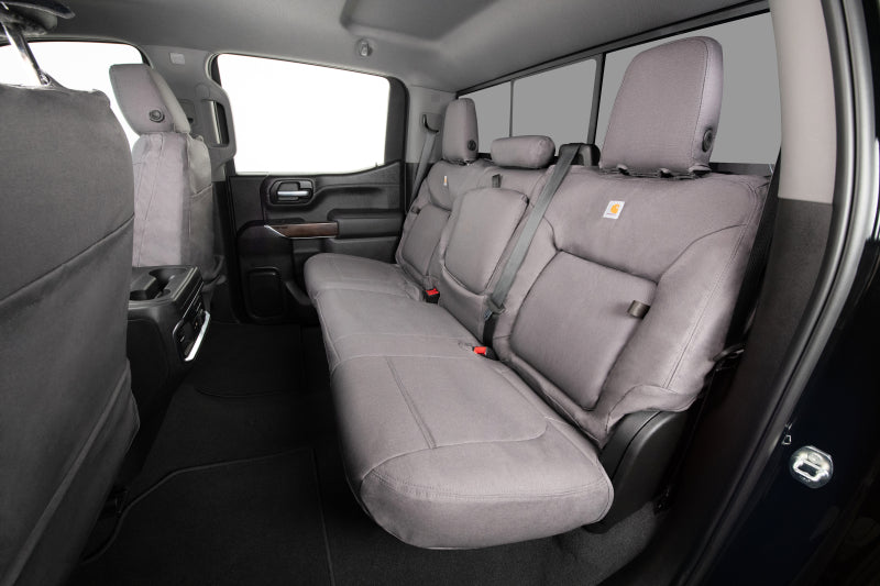 Covercraft 19-24 Chevy Silverado Carhartt PrecisionFit Custom Front Row Seat Covers - Gravel