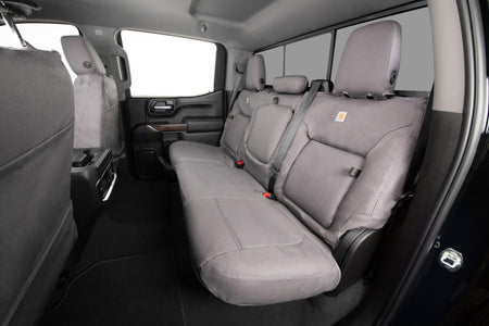 Covercraft 19-24 Chevy Silverado Carhartt PrecisionFit Custom Front Row Seat Covers - Gravel