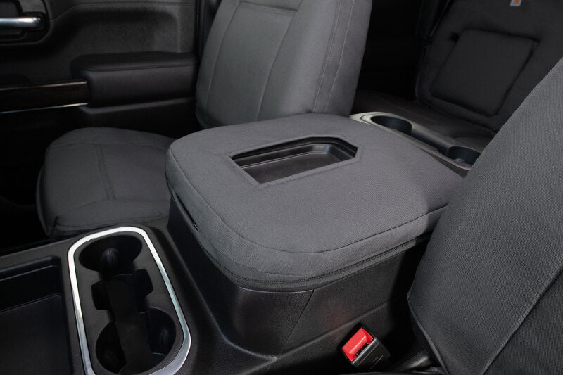 Covercraft 19-24 Dodge Ram 2500 Carhartt PrecisionFit Custom Second Row Seat Covers - Gravel