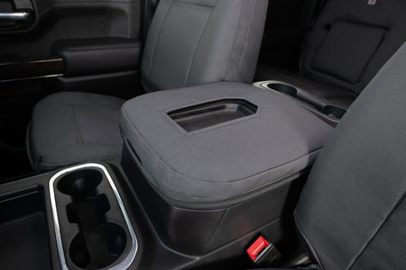 Covercraft 19-24 Dodge Ram 2500 Carhartt PrecisionFit Custom Second Row Seat Covers - Gravel