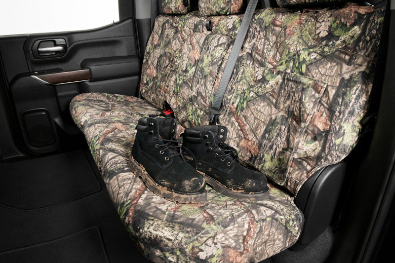 Covercraft 19-24 Dodge RAM Carhartt Camo SeatSaver Custom Front Row Seat Covers - Mossy Oak