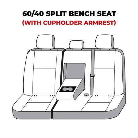Covercraft 22-23 Toyota Tundra Carhartt SeatSaver Custom Second Row Seat Covers - Gravel