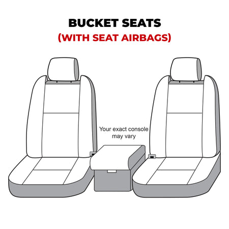 Covercraft 22-24 Dodge Ram 2500 Carhartt SeatSaver Custom Front Row Seat Covers - Gravel