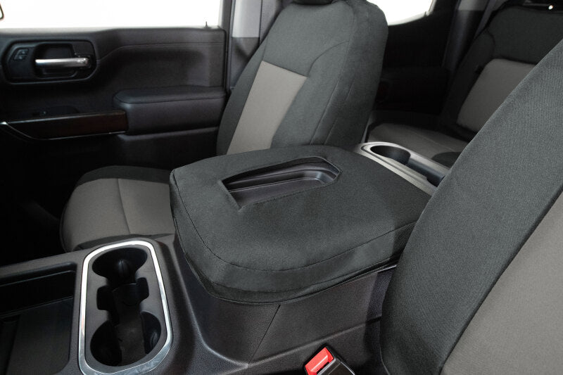 Covercraft 24-25 Ford F250-F550 Endura PrecisionFit Custom Front Row Seat Covers-Charcoal/Silver