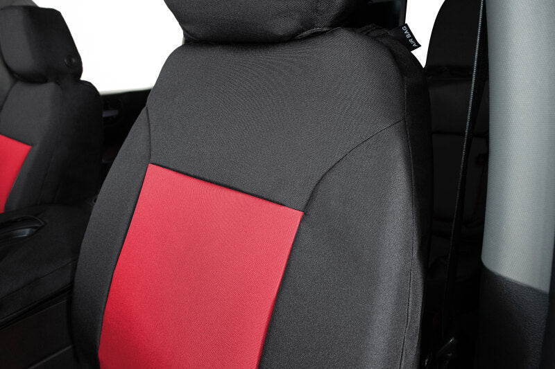 Covercraft 24-25 Ford F250-F550 Endura PrecisionFit Custom Front Row Seat Covers- Red/Black