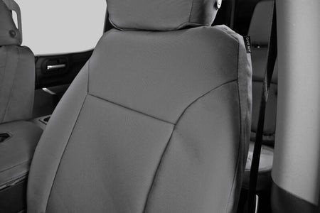 Covercraft 24-25 Ford F250-F550 Endura PrecisionFit Custom Front Row Seat Covers-Silver/Silver