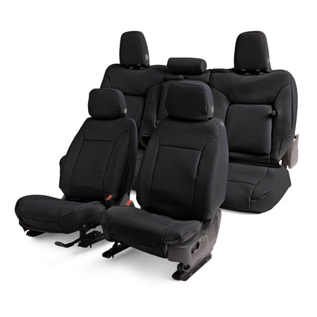 Covercraft 24-25 Ford F250-F550 King Ranch Leatherette PrecisionFit Custom Front Seat Covers - Black