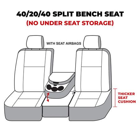 Covercraft Endura Waterproof Polyester SeatSaver Custom Front Row Seat Covers