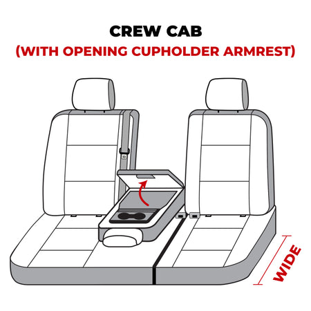 Covercraft Endura Waterproof Polyester SeatSaver Custom Second Row Seat Covers