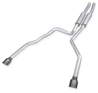 Thumbnail for Stainless Works 2021 Ram TRX 6.2L Legend Catback w/ Black Chrome Tips