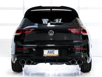 Thumbnail for AWE MK8 Volkswagen Golf R 3in Touring Edition Quad Exhaust - Chrome Silver Tips