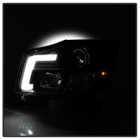 Thumbnail for Spyder 04-15 Nissan Titan / 04-07 Nissan Armada V2 Projector Headlights - Black PRO-YD-NTI04-DRL-BK