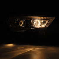 Thumbnail for AlphaRex 14-20 Toyota 4Runner PRO-Series LED Proj Headlights Alpha-Black w/Sequential Signal/DRL