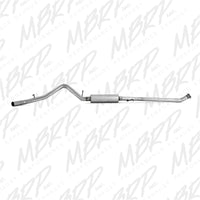 Thumbnail for MBRP 2003-2007 Chev/GMC 1500 Classic 4.8/5.3L EC/CC-SB Cat Back Single Side AL P Series Exhaust