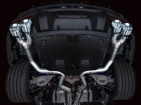 Thumbnail for AWE 2024 Ford Mustang Dark Horse S650 RWD Track Edition Catback Exhaust w/ Quad Chrome Silver Tips