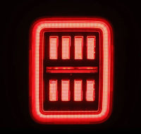 Thumbnail for AlphaRex 19-24 Jeep Gladiator JT Nova-Series Prismatic LED Tail Lights - Alpha-Black