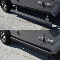 Thumbnail for Westin 18-24 Jeep Wrangler JL Unlimited 4dr Pro-e Running Boards - Tex. Blk