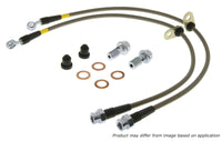 Thumbnail for StopTech 08-09 WRX & STi Stainless Steel Front Brake Lines