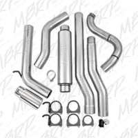 Thumbnail for MBRP 88-93 Dodge 2500/3500 Cummins 4WD ONLY Turbo Back Single Side Exit Alum Exhaust System